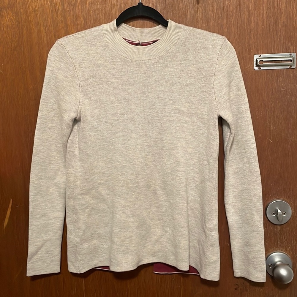 Dynamite Open Back Sweater